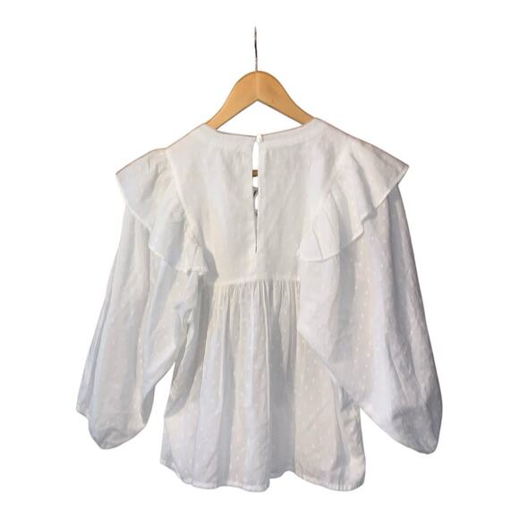 Cleobella Lina Top Ivory GOTS cottagecore Nwt Size XS - Picture 11 of 11